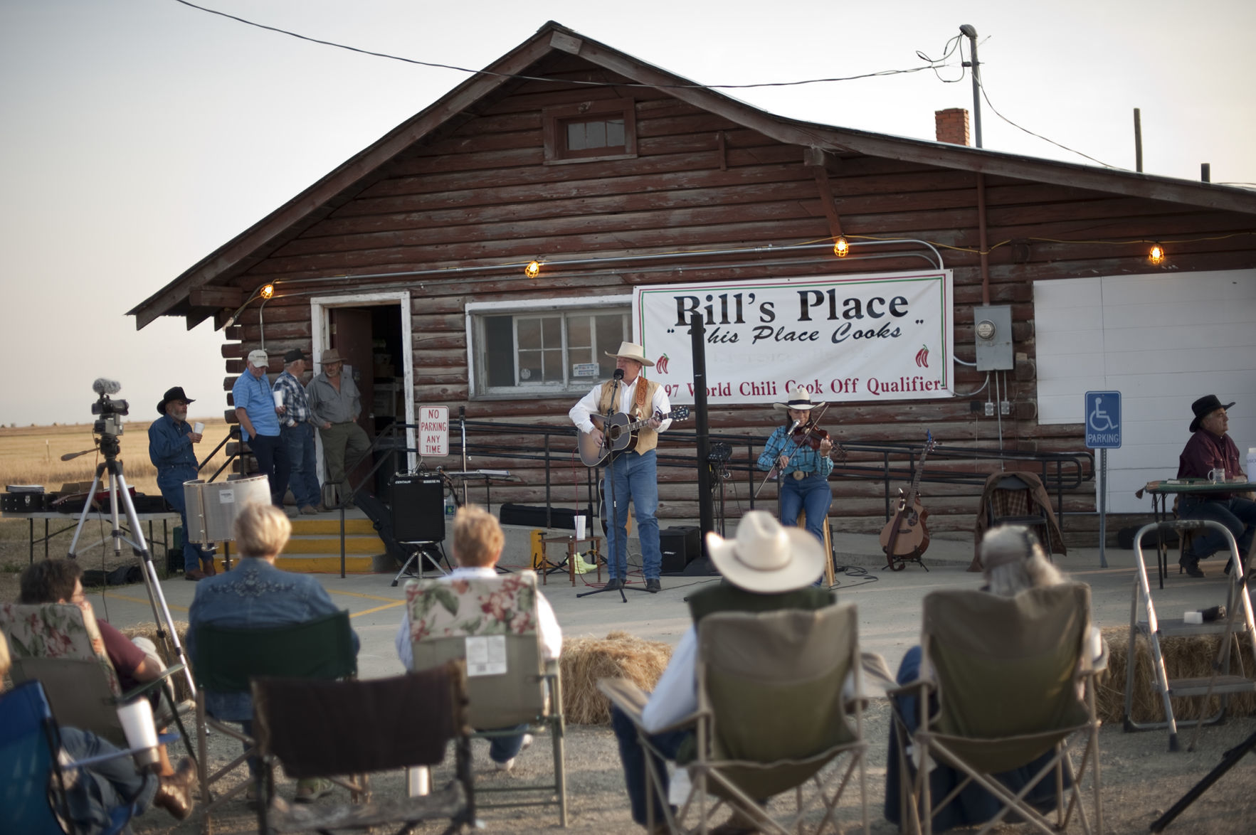 Music is a big part of BBQ Night